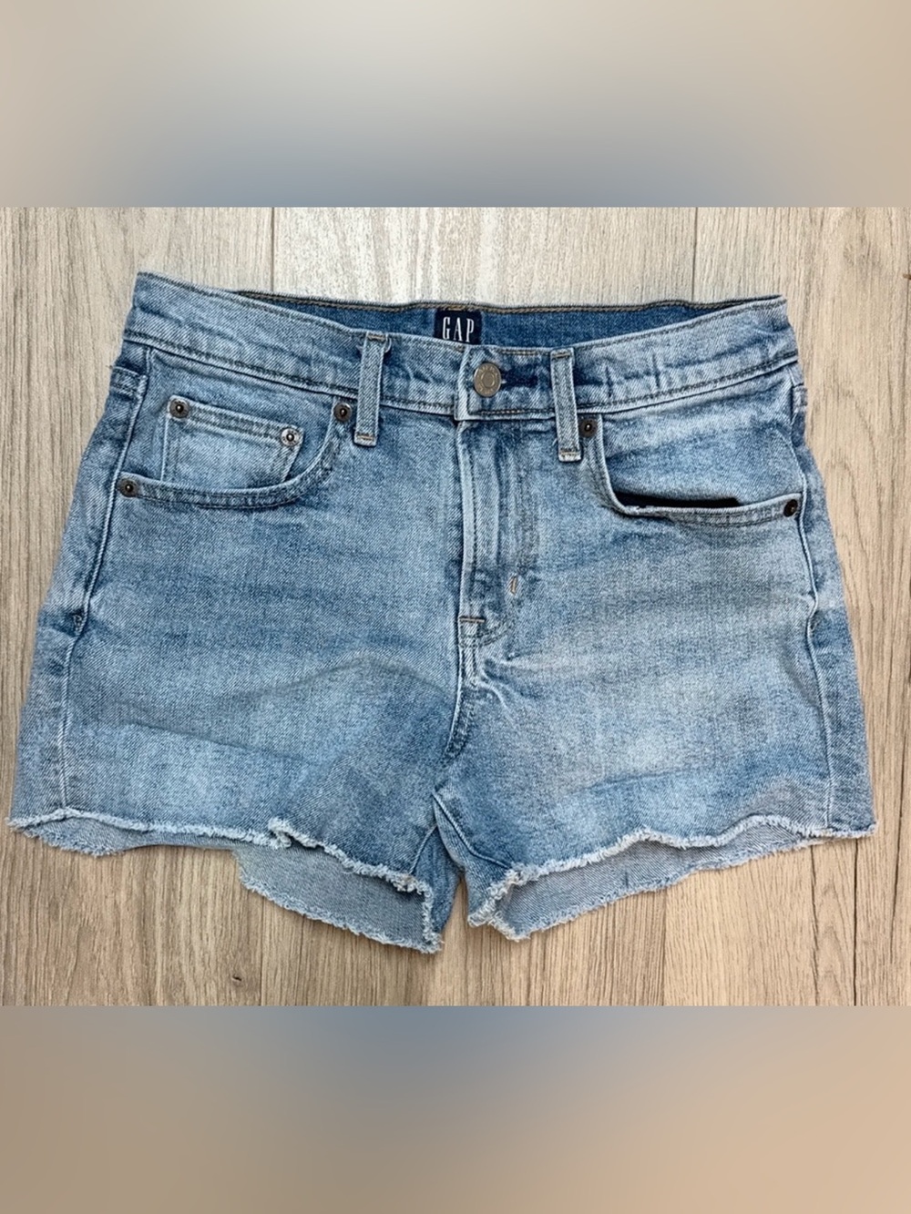 GAP Light Blue Denim Cutoff Shorts